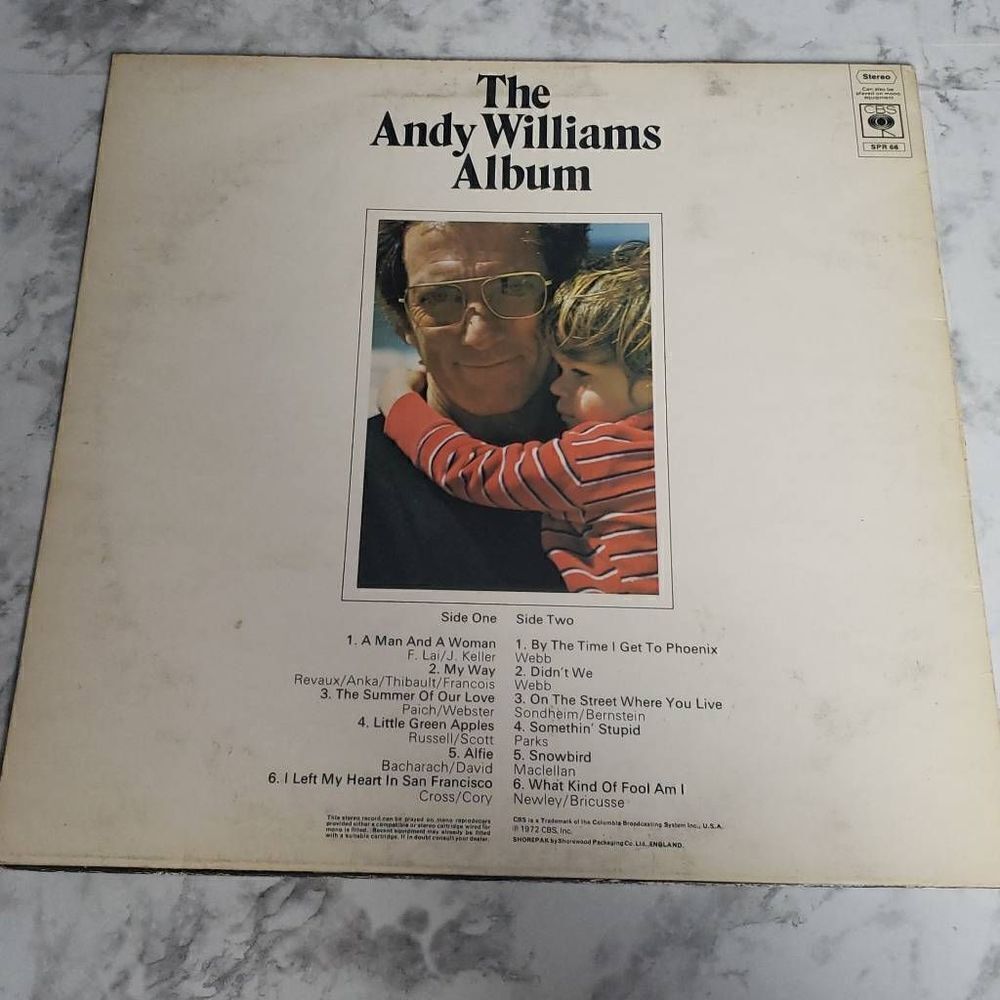 Andy Williams Vinyl Record - Picture 3 of 14